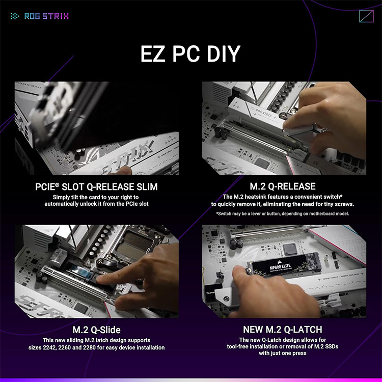 خرید مادربرد Asus ROG Strix B850-A Gaming WIFI - فرم ATX - چیپست AMD